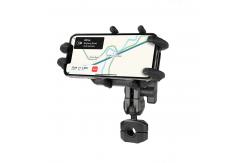 China Adjustable Motorcycle Handlebar Cell Phone Holder Torque Rail Carapace Mount supplier