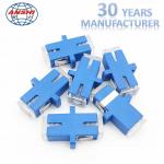SM SC / UPC Simplex Fttx Multimode Fiber Coupler With Translucent Dust Cap