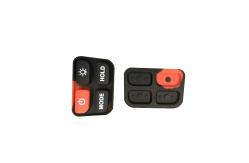 China High Conductivity Conductive Rubber Buttons Low Contact Resistance supplier