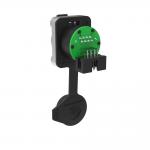 Female RJ45 Socket IP65 CAT5/6 8 Pin Ethernet Chassis Connector for Outdoor Applications for sale