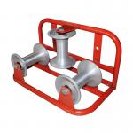 1T Rated Load Electrical Cable Pulling Tools Tri - Roller Corner Cable Roller Assembly for sale