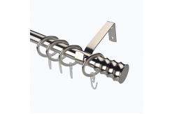 China Aluminum drapery Brackets Curtain Hook Extenders Handle Rod Set supplier