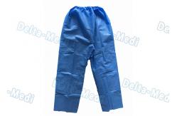 China Short Sleeve Disposable Protective Apparel Over Lock Sewing Scrub Suit With Pocket supplier