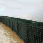 ISO Galvanized Sand Wall L10m Defensive Barrier Filled Military Box for sale