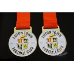 Custom Metal Zinc Alloy Football Medals Soft Enamel with Europe Printing Ribbon