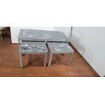 Waterproof Home Living Room Furniture 1400*800*750mm Marble Stone Dining Table for sale