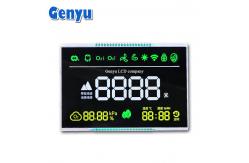 China High Contrast  VA LCD Display Black Screen Negative White Segments 3.6V 40PIN supplier