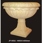 Natural Lightweight Sandstone Flower Pots With Unique Hand Carved Finish