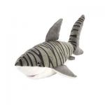 Decorative Giant Shark Doll Customized Color Short Velboa Material 19 Inch for sale