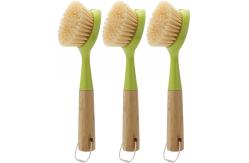 China 1.1in PBT Bristle Kitchen Scrub Brush Dish Scrubber With Handle supplier