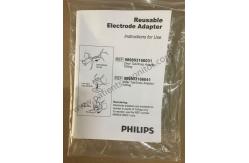 China 989803166031 ECG Replacement Parts PHiliph Reusable Electrode Adapter Clear Tab Snap Adapter Ref supplier