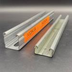 Slotted Plain Pregalvanized Unitrut Channel with Reinforcing bar for sale