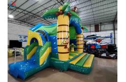 China Commercial Jungle Monkey Inflatable Bounce House Combo Jumping Castle supplier