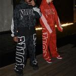 Clothing Manufacturers Custom Full Print Letter Logo Zip up Hoodies Stacked Straight Bagyy Oversized Hoodie and Sweatpants Set for sale