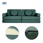 10 Piece Modular Play Couch With Microsuede Fabric And YKK Zipper