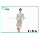 Light-weight Unisex Disposable Lab Coat Lab Protective Clothing With Zip Closure For Laboratory for sale