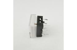 China SPST Normally Open 12mm Square Illuminated Tact Switch supplier