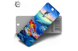 China Plentiful Designs Deep 3D Lenticular Bookmark / Personalized Picture Bookmarks supplier