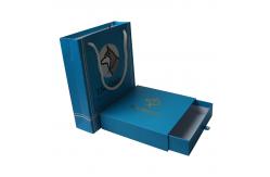 China Hot Stamping Gold Foil Paper Sliding Box Red Custom Cardboard Packaging Box supplier