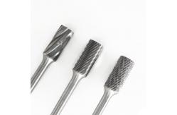 China 40 CrMo Shank Cylindrical Carbide Burr Carving Bits For Wood supplier