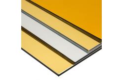 China Durable PVDF Aluminum Composite Panel 30um With 7N/Mm Peeling Strength supplier