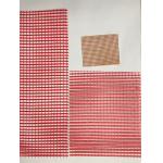 Laminated Transformer Raw Material Red Square Fiberglass Screen Mesh for sale
