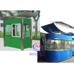 Prefabricated safety Sentry Box House Stainless Steel bright in color for sale