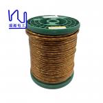 Pi / Pet Coated Copper Litz Wire 120 Strands High Frequency Taped Custom for sale