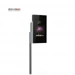 2300mm Stand Height Pole Mount Flag Street Light Poster With Hidden Lock for sale