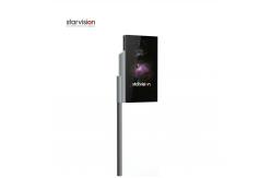 China 2300mm Stand Height Pole Mount Flag Street Light Poster With Hidden Lock supplier
