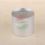 Silver Foil Label Paper Canister Food Paper Tube Packaging Aluminum Easy Open End for sale