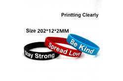 China Customized Silicone Wristbands For Advertising Personalized Silicone Bracelet Promoting Business Event Wristband supplier