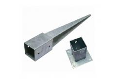 China Sleek Ground Spike Anchor Post Spike Pointed Pole Anchor Modern Design supplier