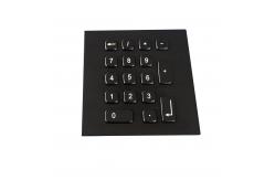 China 17 Keys Ip65 Rate Industrial Black Usb Metal Keypad With Custom Layout supplier