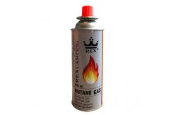 China Tinplate Gasone Butane Fuel Canister 400ml Refill Butane Gas Bottle supplier