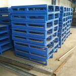 Foldable Steel Pallet Mesh Box Pallet Industrial Stackable Metal Wire Mesh Pallet Cage