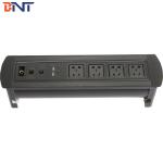 double universal power interface used in office room  manual flip up socket  MK6204 for sale