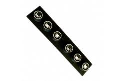 China Laser Etched 20 To 80 Shore A Rubber Keycaps For Keyboard supplier
