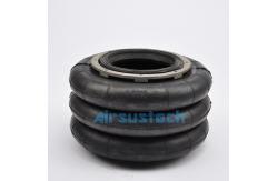 China Triple Convoluted 10''×3 Air Spring Bellows Front Rear With 2 Girdle Hoop supplier