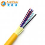 Single/Multimode OS1 OM3 OM4 OM5 Om2 1KM 2KM Ftth Indoor Fiber Optic Cable 1 2 4 8 12 24 Cores Clamp for sale