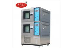 China Double Zone Lab Apparatus Climate Control Chamber / Temperature Humidity Test Machine supplier