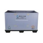 Recyclable pallets packaging boxes Corrugated Sleeves Foldable Plastic container