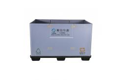 China Recyclable pallets packaging boxes Corrugated Sleeves Foldable Plastic container supplier