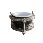 Round SS304 Flange EPDM Ptfe Lined Rubber Expansion Joint China For Concrete