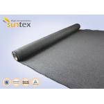 Heat Protection Cover High Temperature Fabric Cloth 32.4OZ Graphite Coated Safety Cloth for sale