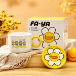 Wholesale Mugs Suitable For Couples Children Girls Use Large Capacity Ceramic Mug With Lid Office Home Creative Coffee for sale
