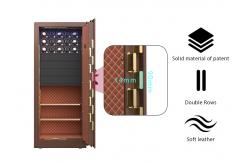 China Small Jewelry Watch Winder Safe Fireproof  Fingerprint  Double Alarm supplier