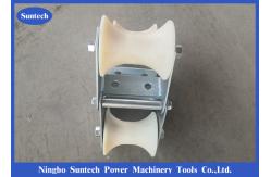 China Galvanized Frame Cable Pulling Roller With Three Aluminum Wheel supplier