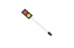 China Red And Yellow 2 Buttons Matrix DIY Membrane Keypad supplier