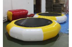 China Custom 1000D DWF Water Toys Aqua Jump Inflatable Water Trampoline/ Floating Water Trampoline supplier